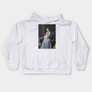 Portrait of Comtesse d'Haussonville by Jean-Auguste-Dominique Ingres Kids Hoodie